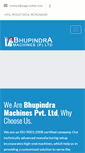 Mobile Screenshot of bhupindramachines.com